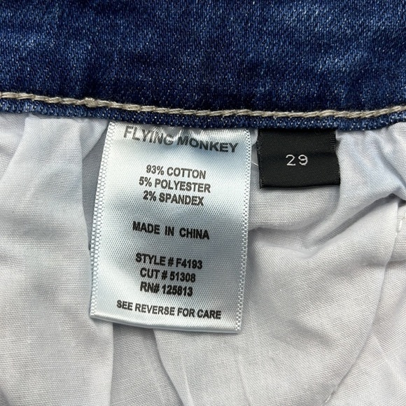 Flying Monkey Acid Wash Vintage High Rise Size 29 - Picture 9 of 16